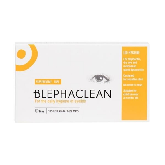 Blephaclean Eye Lid Wipes 20s